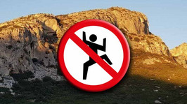 No climbing in France