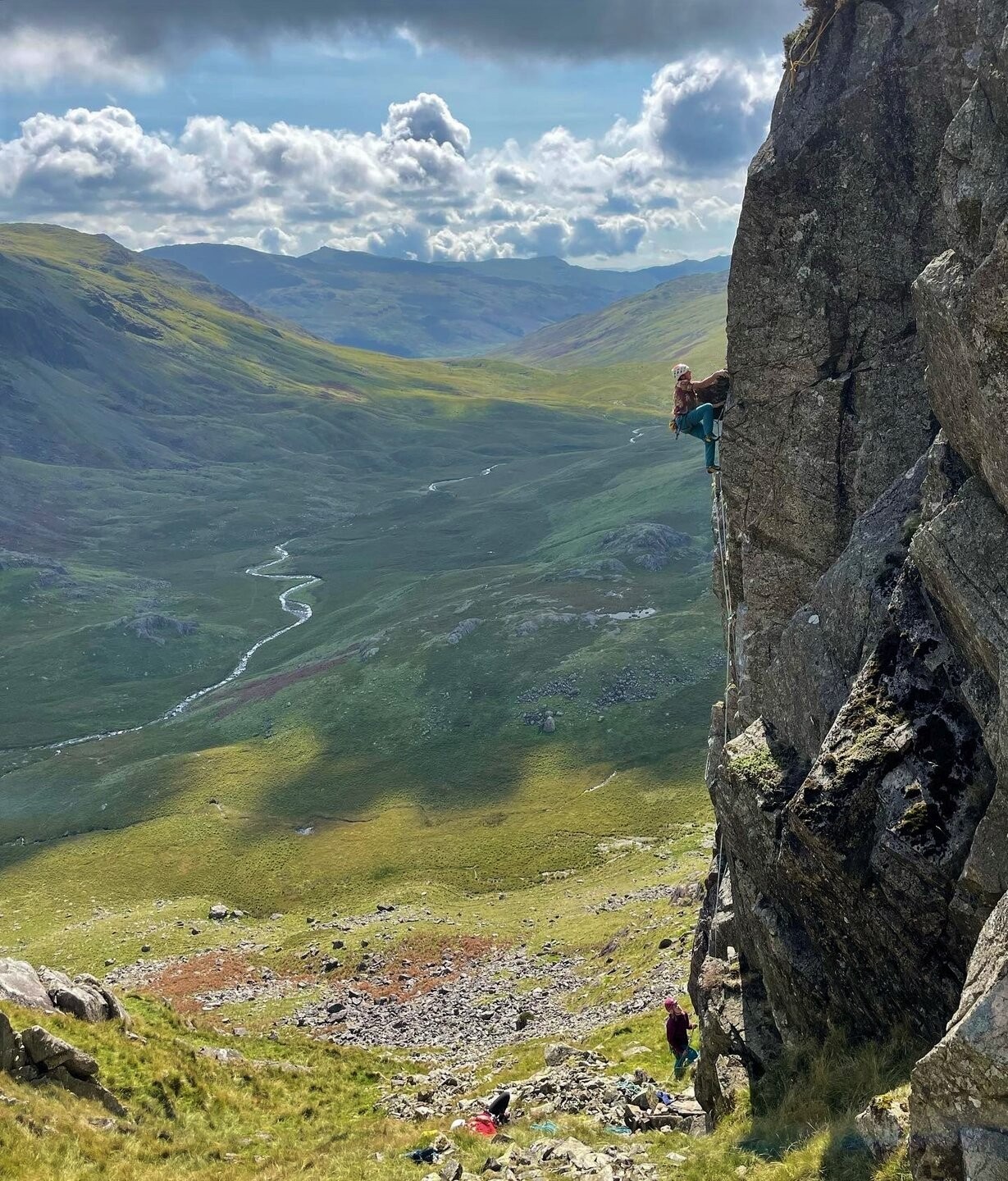 Brown Mamba. Greenhole Crags Eskdale. Climber: Chris Moore. Photo: Ben Kent
